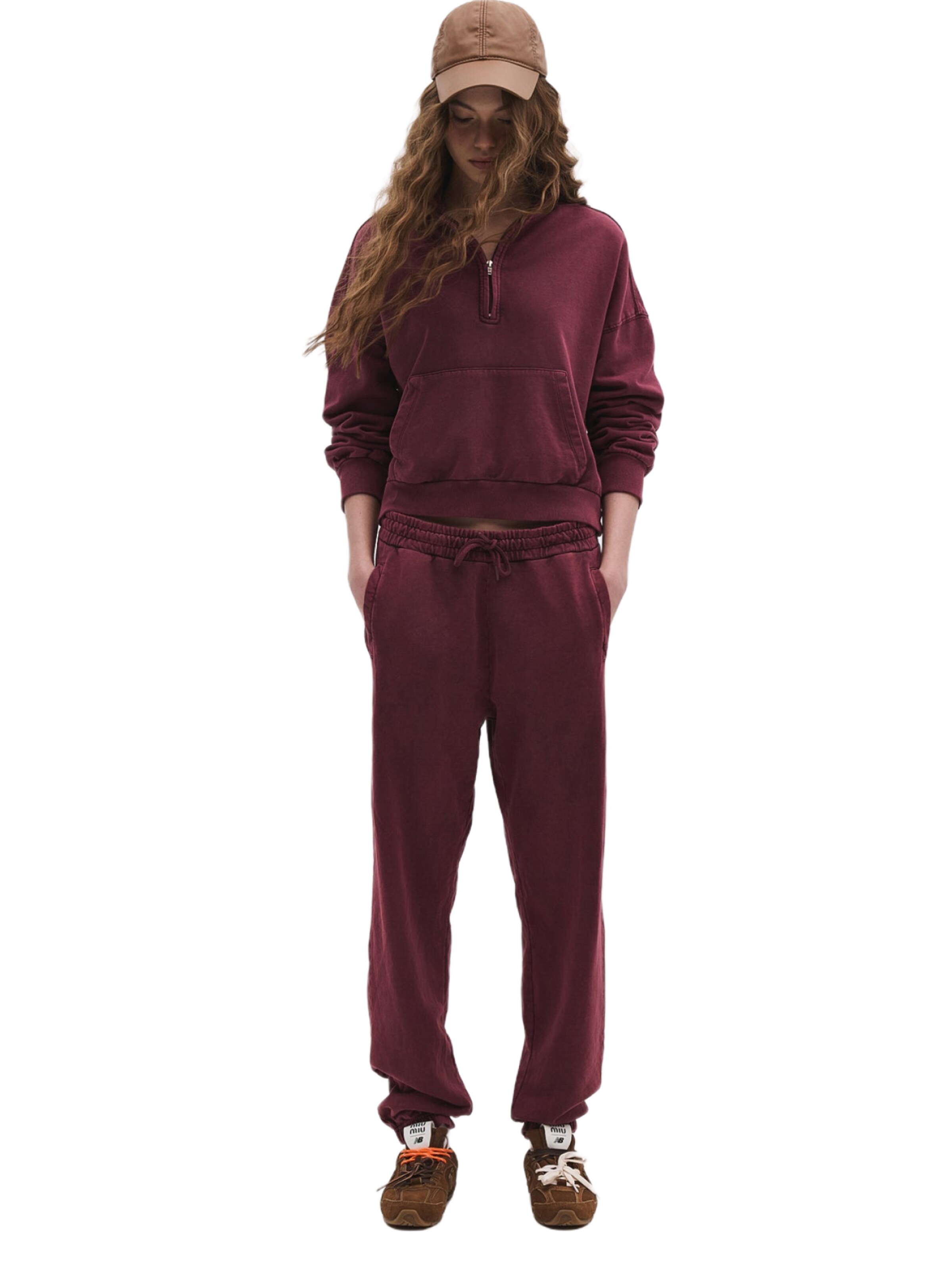 No Matter What Tapered Trousers in Red