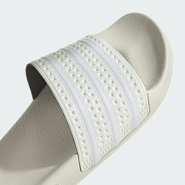 Mule 'Adilette' ADIDAS ORIGINALS en blanc