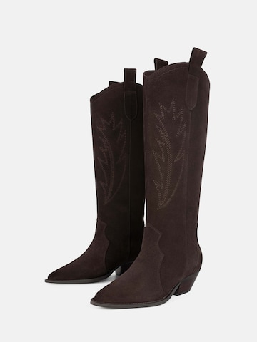 L37 HANDMADE SHOES Cowboylaarzen 'LET'S GET LOST' in Bruin