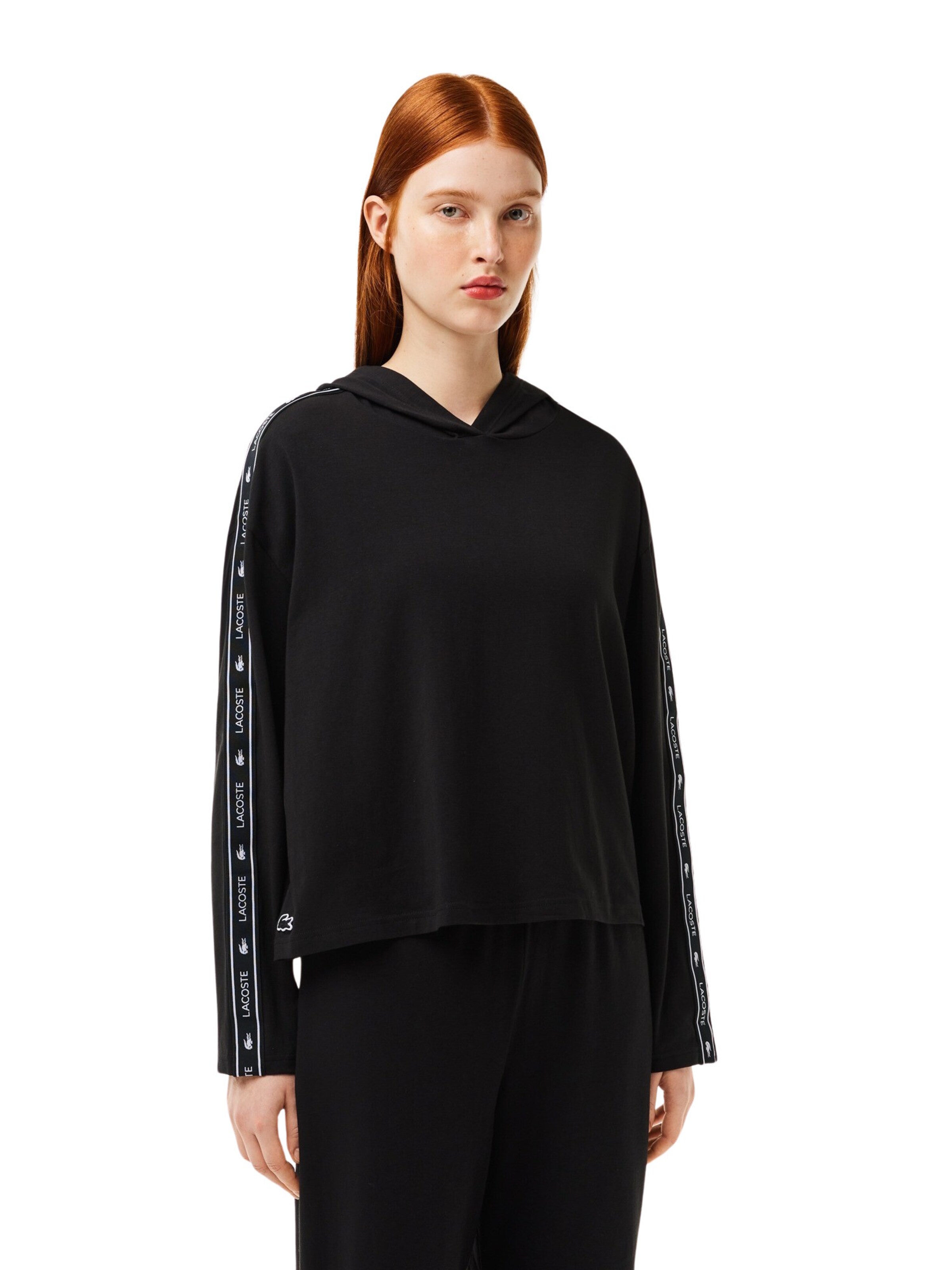 LACOSTE Свитшот в Черный: спереди