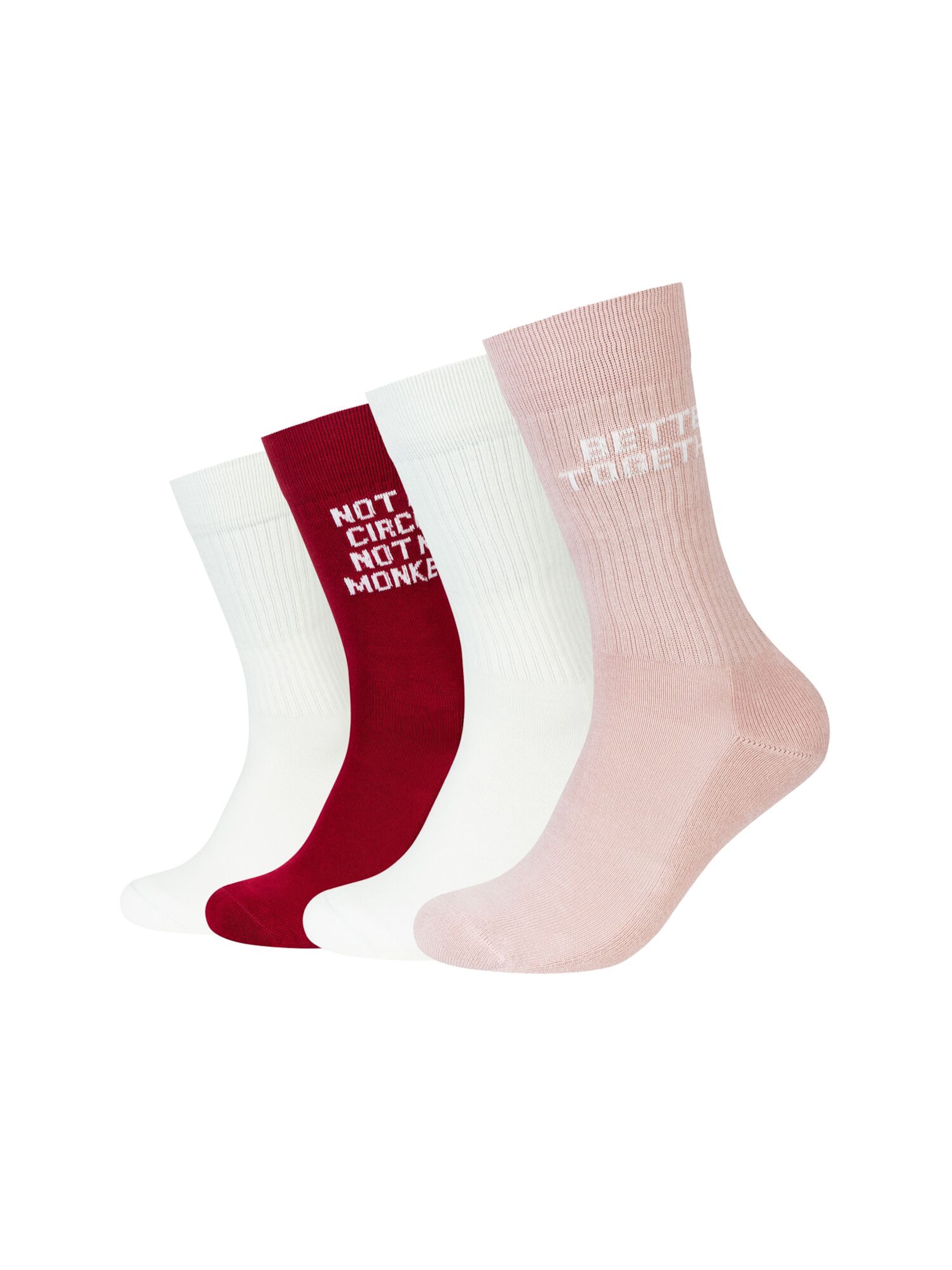 s.Oliver Socks in Rose / Dark red / White, Item view