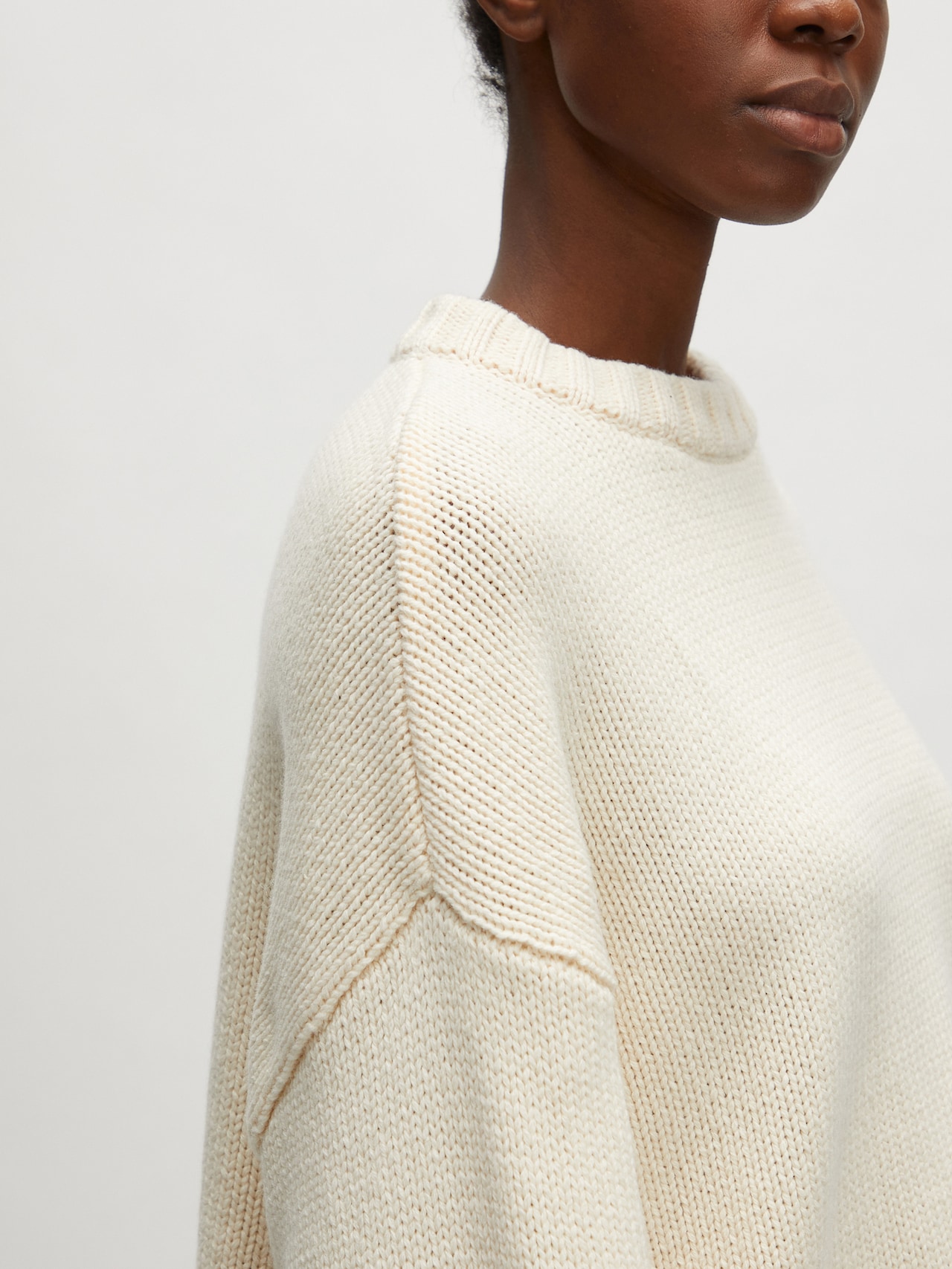 EDITED Produits Pull-over 'Christel' blanc