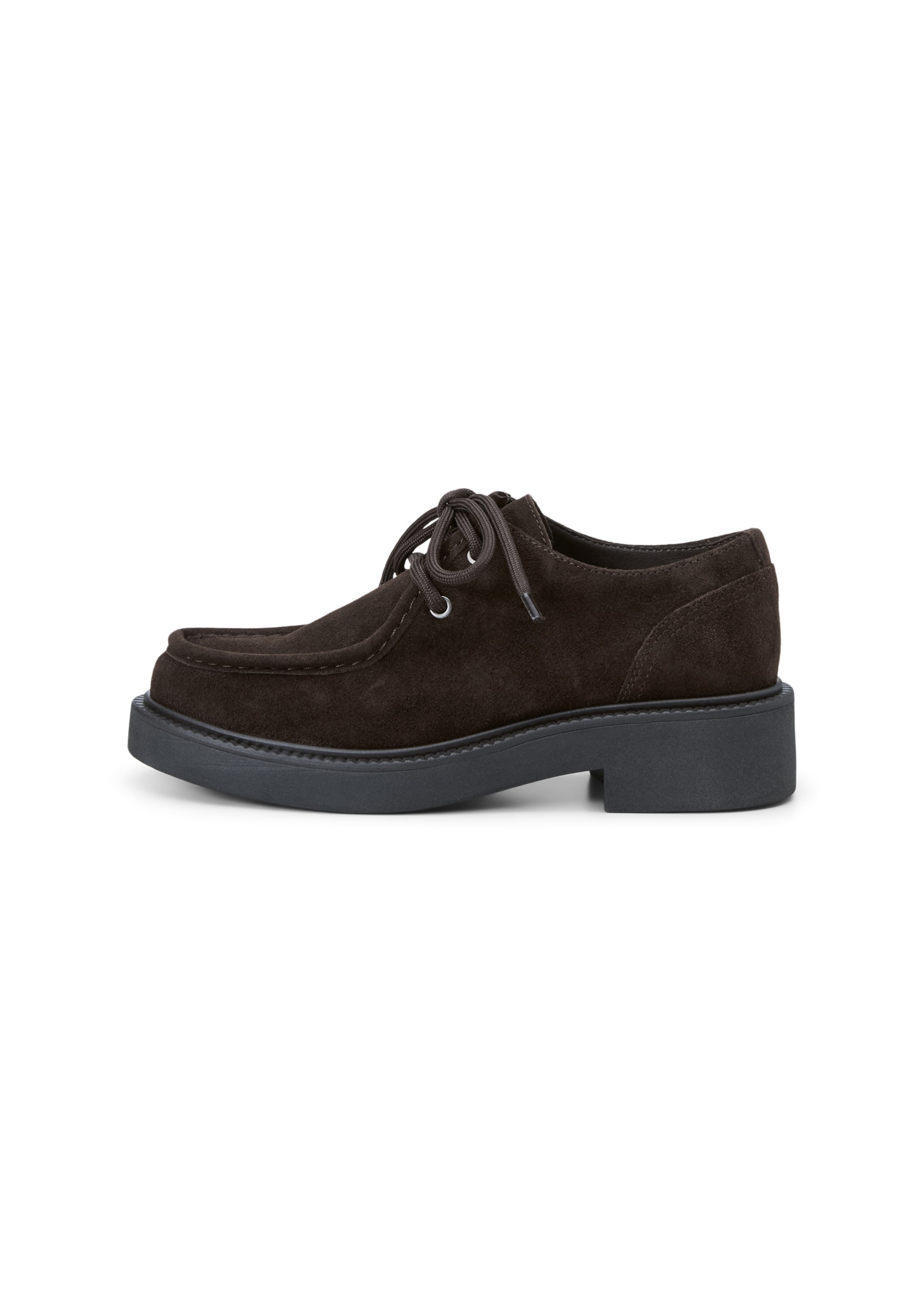 Marc O'Polo Lace-Up Shoes 'Perla' in Brown: front