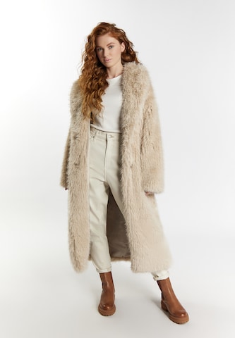 DreiMaster Vintage Зимнее пальто в Бежевый