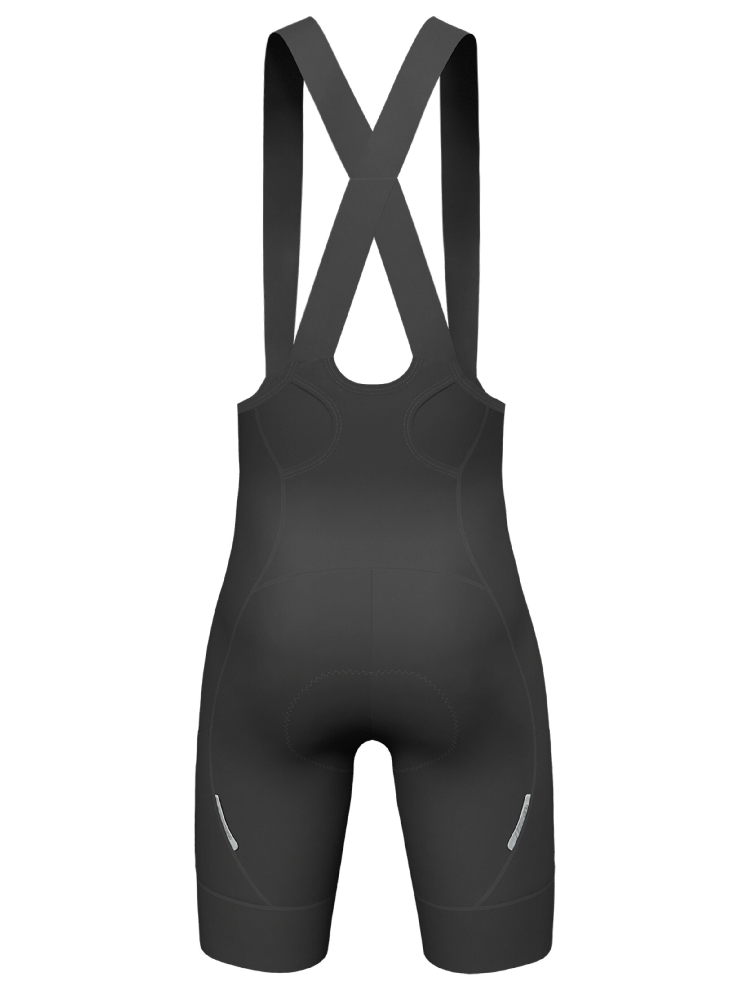 Skinny Pantalon de sport 'Wulibike Herren Radhose Leicht GEL-Polster X-Träger 3-Taschen' WULIBIKE en noir