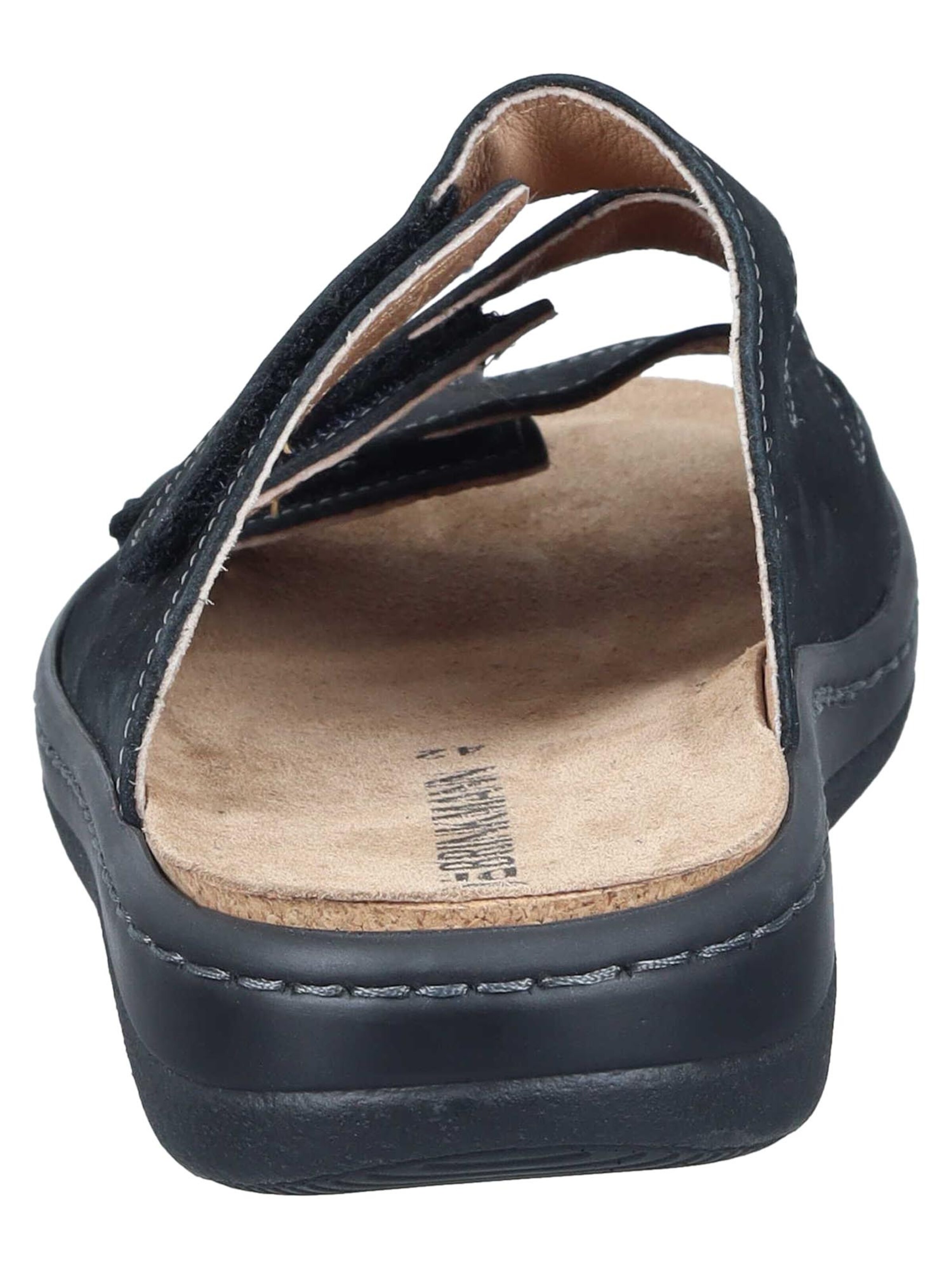 DR. BRINKMANN Mules 'Chelva' in Black