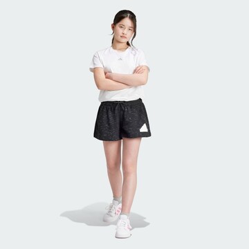 ADIDAS SPORTSWEAR Loose fit Sports trousers 'Future Icons' in Black