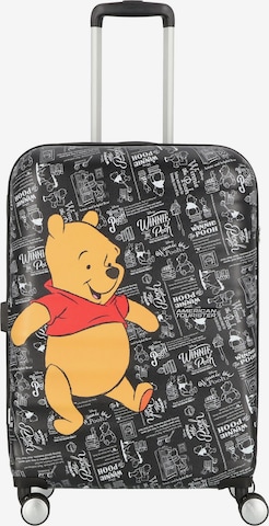 American Tourister Trolley 'Wavebreaker Disney' in Schwarz: Vorderseite