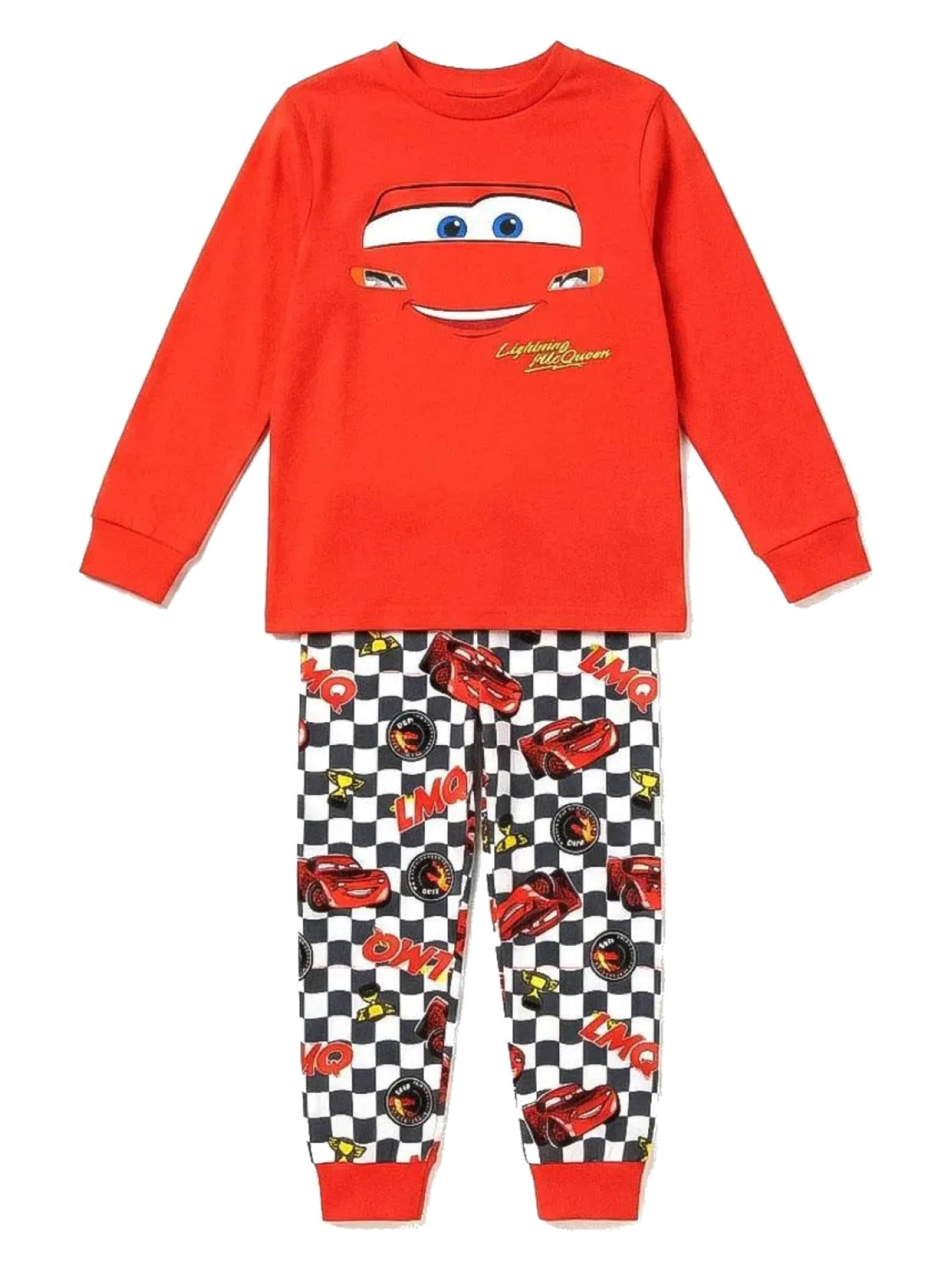 Disney Cars Pajamas in Red: front