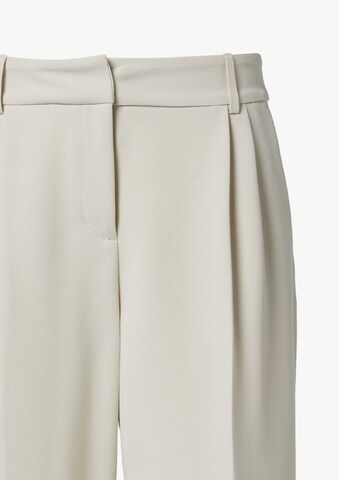 comma casual identity Wide Leg Hose in Beige