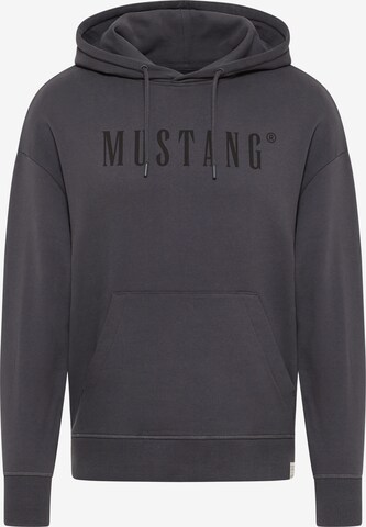 MUSTANG Sweatshirt in Grey: front