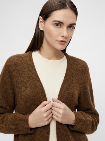OBJECT Knit Cardigan 'Nete' in Brown