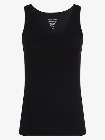 Marie Lund Top in Schwarz: Vorderseite