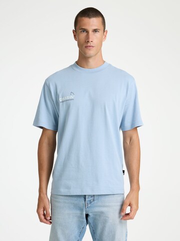 T-Shirt 'Dexx' CHASIN' en bleu : devant