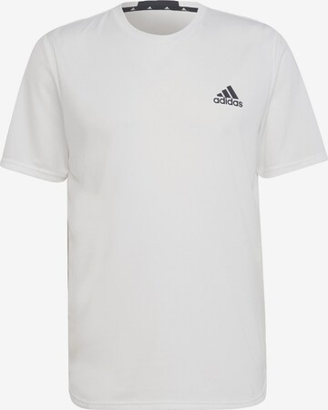 ADIDAS SPORTSWEAR Performance Shirt in White: front