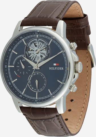 TOMMY HILFIGER Analog klocka 'STEWART' i brun: framsida