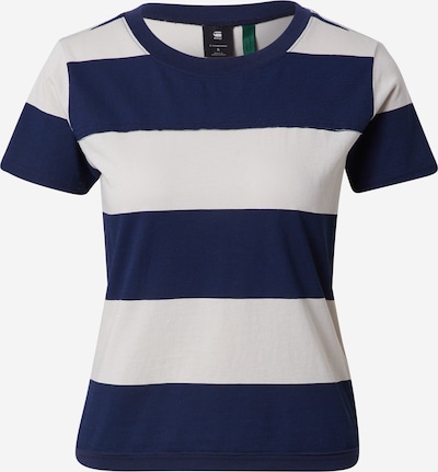 G-Star RAW Shirt in de kleur Donkerblauw / Wit, Productweergave