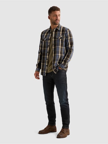 Regular fit Camicia 'Shirt with lumberjack check pattern and herringbone texture' di PME Legend in lilla