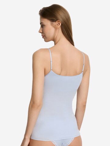 Hanro Undershirt 'Cotton Seamless' in Blue