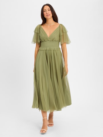 Marie Lund Evening Dress in Green: front