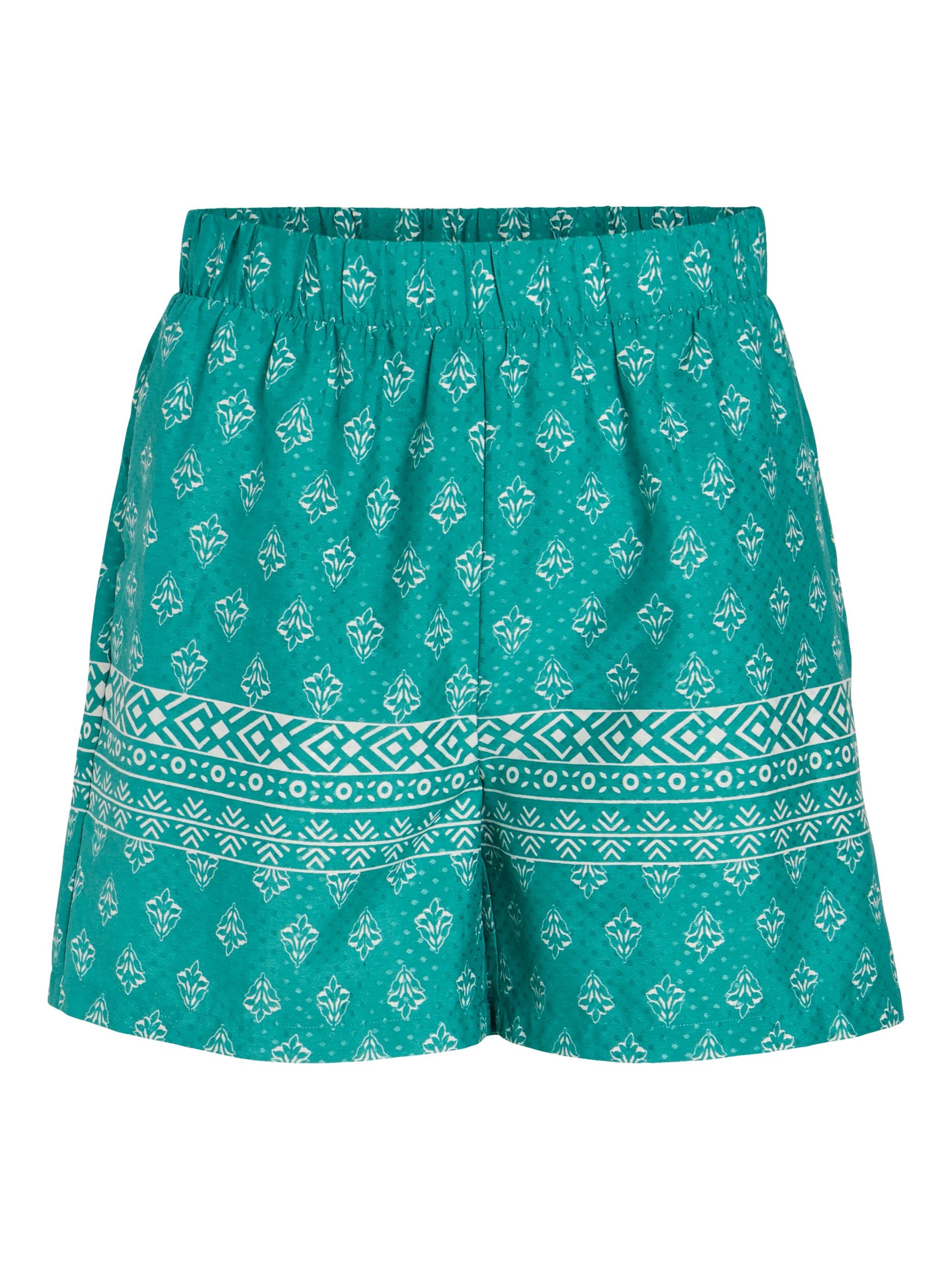 VILA Loose fit Pants 'Atnia' in Green: front