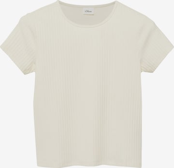 s.Oliver Shirt in Beige: voorkant