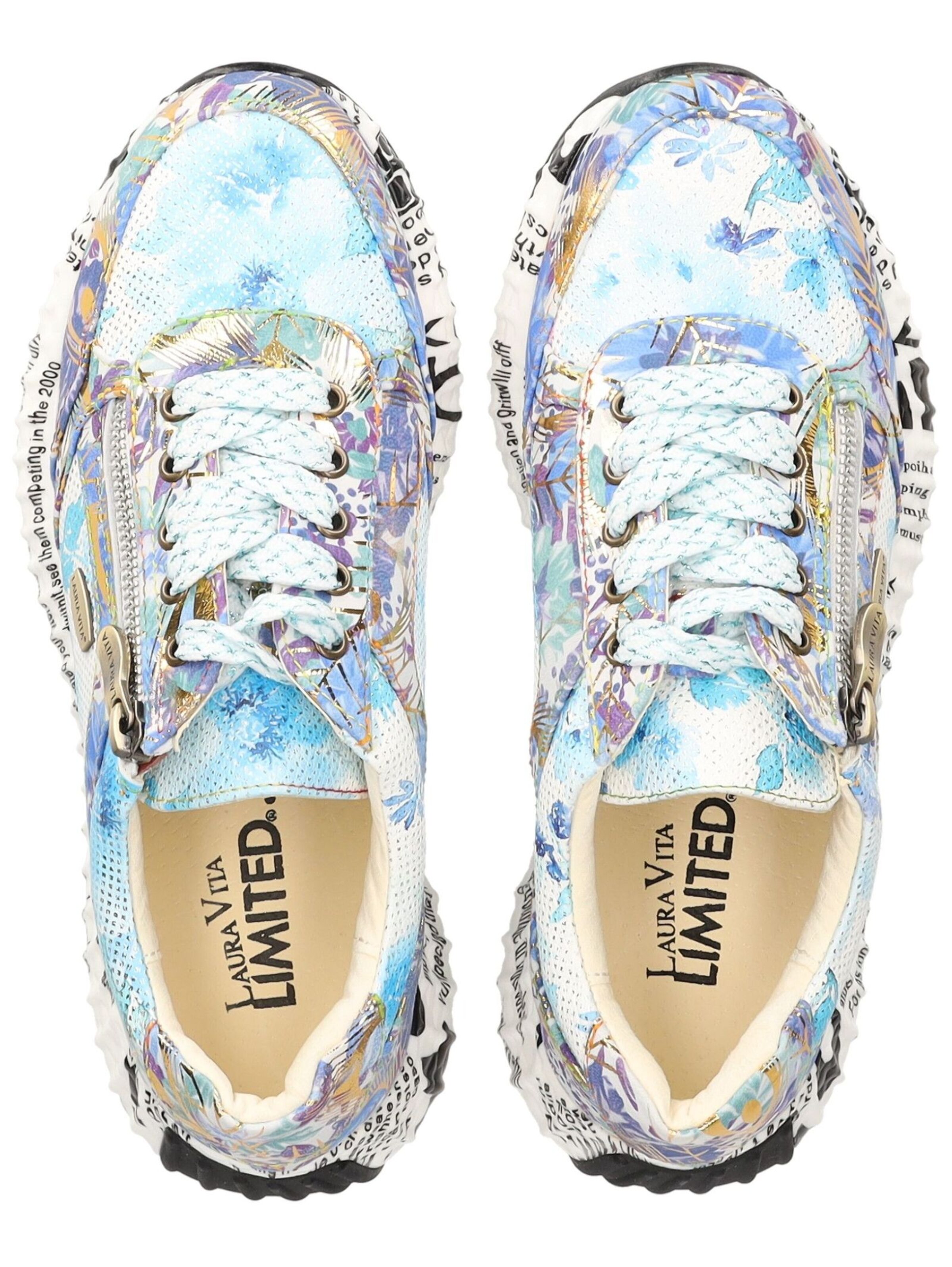 Baskets basses Laura Vita en bleu