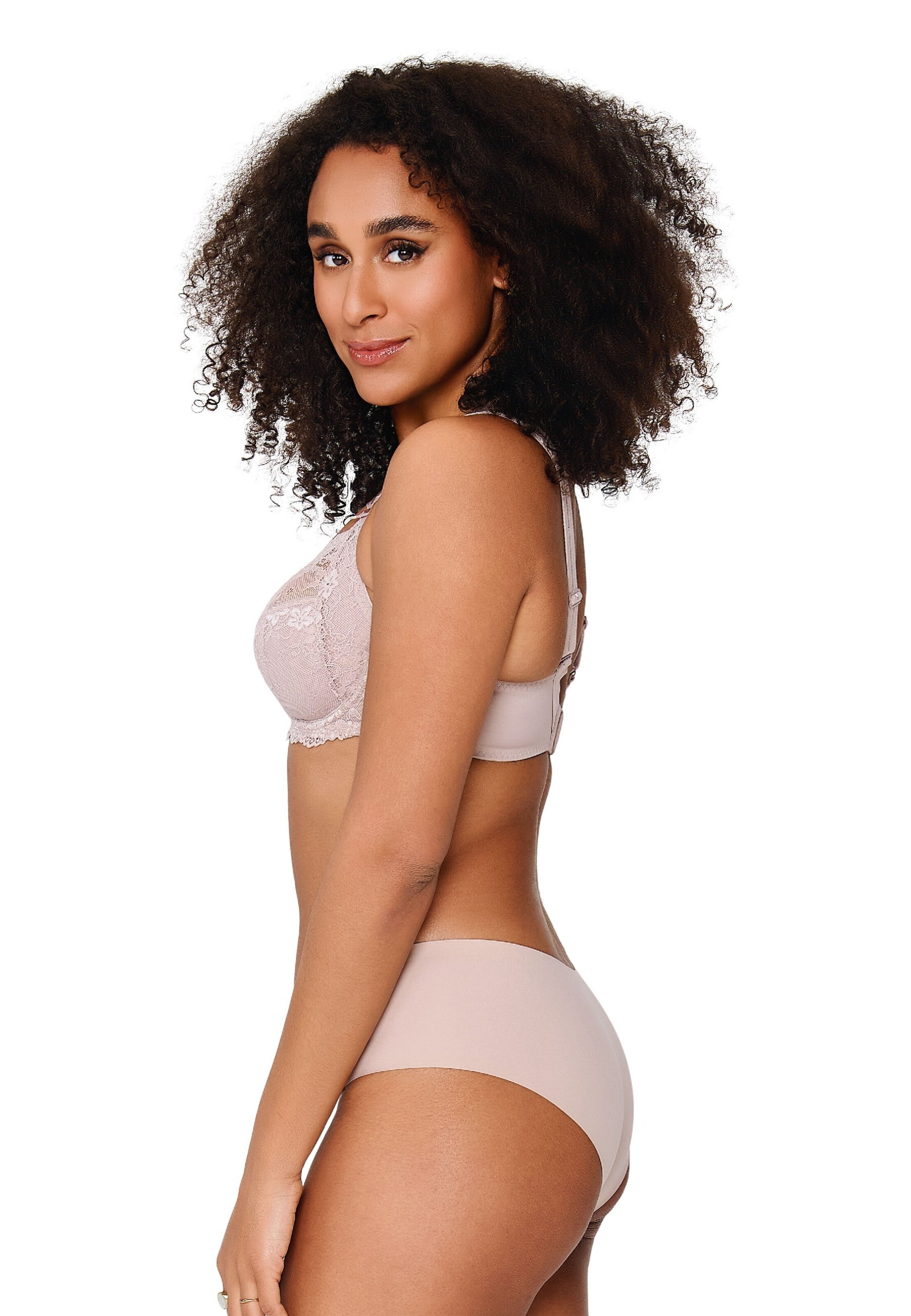 LingaDore Minimizer Biustonosz w kolorze różowy