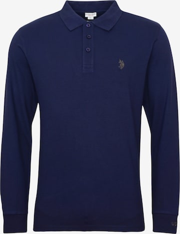 T-Shirt U.S. POLO ASSN. en bleu : devant