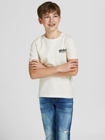 Jack & Jones Junior Tričko - biela: predná strana