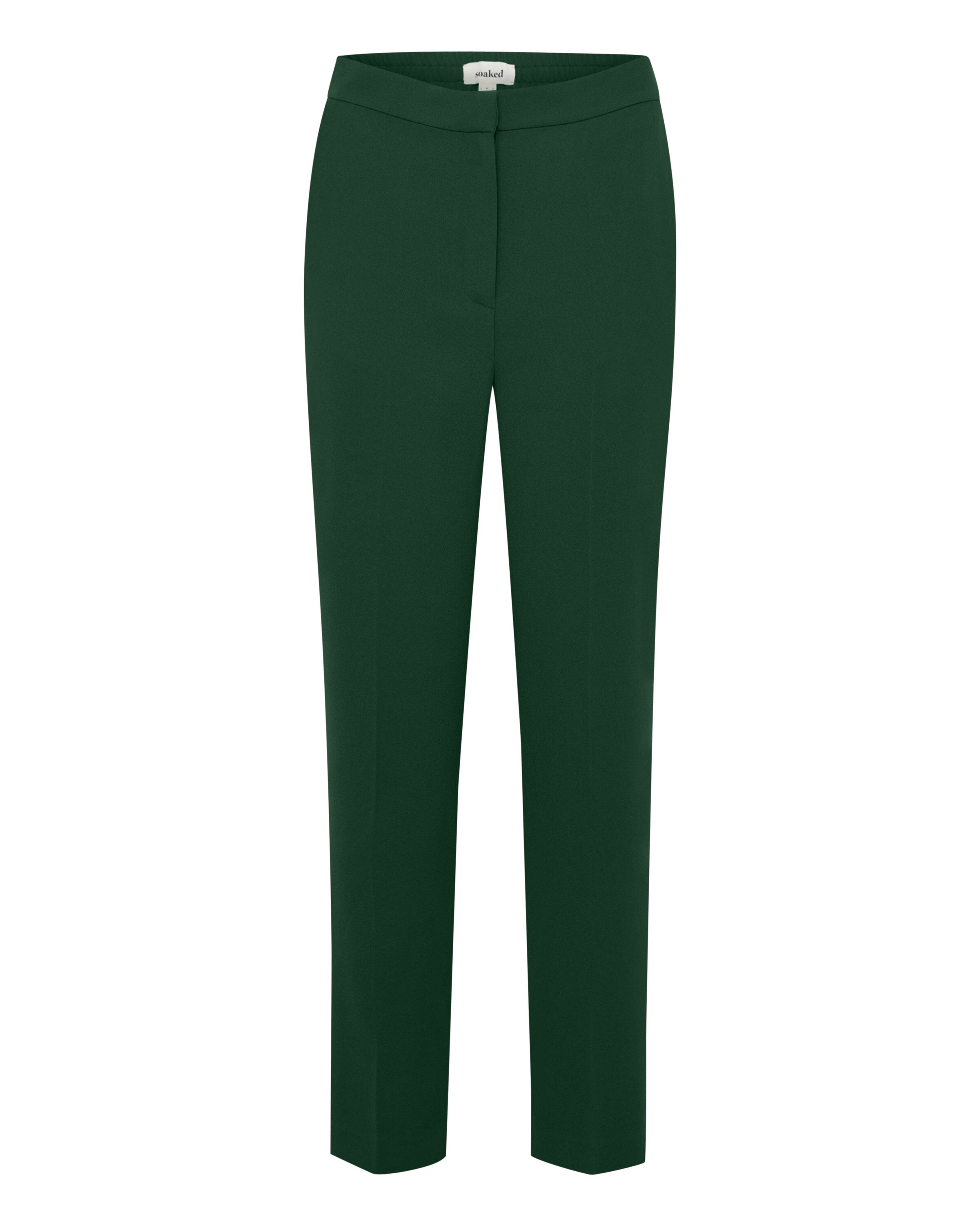 Pantalon 'Shirley' SOAKED IN LUXURY en vert : devant