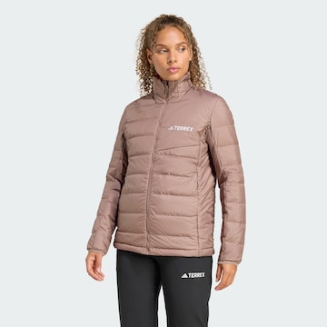 Veste outdoor 'Multi' ADIDAS TERREX en marron : devant