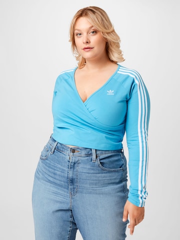 ADIDAS ORIGINALS Shirt in Blue: front