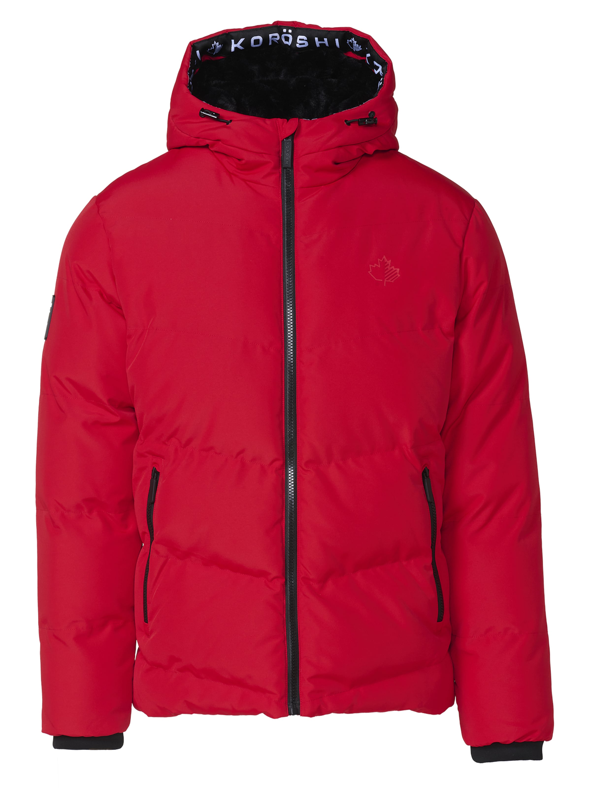 KOROSHIZimska jakna - crvena boja: prednji dio