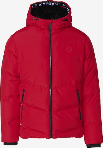 KOROSHIZimska jakna - crvena boja: prednji dio