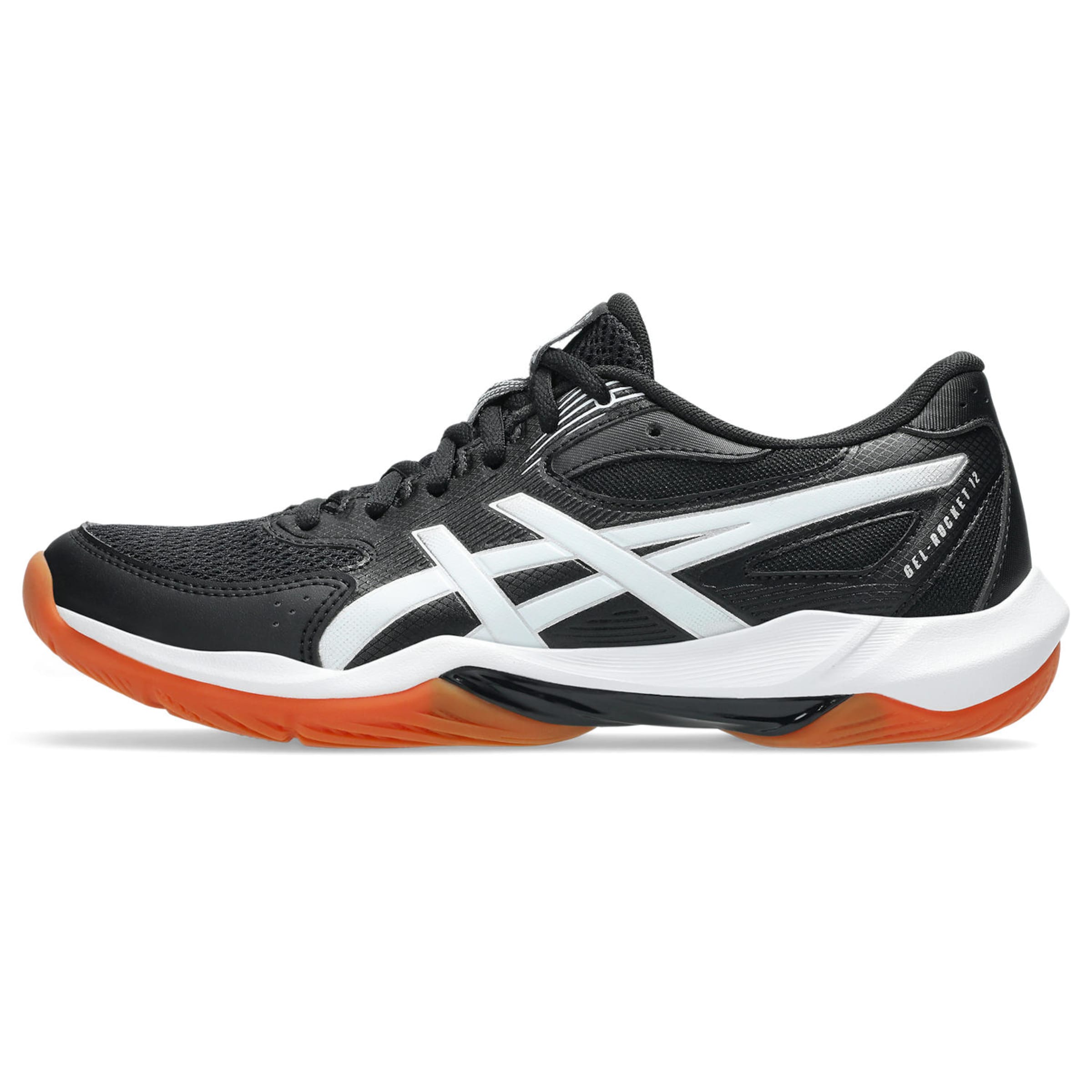 ASICS Athletic Shoes in Black: front