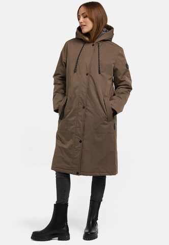 Cappotto di mezza stagione di MARIKOO in marrone: frontale