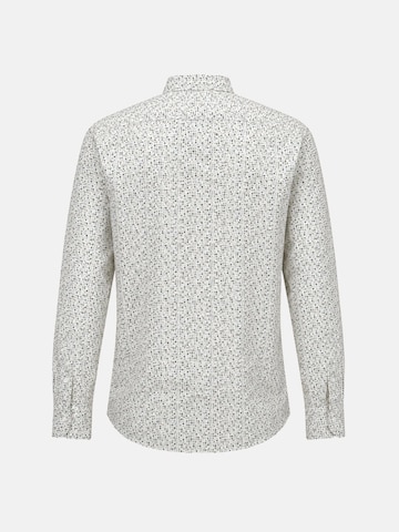 Manuel Ritz Regular fit Button Up Shirt 'Camicia' in White