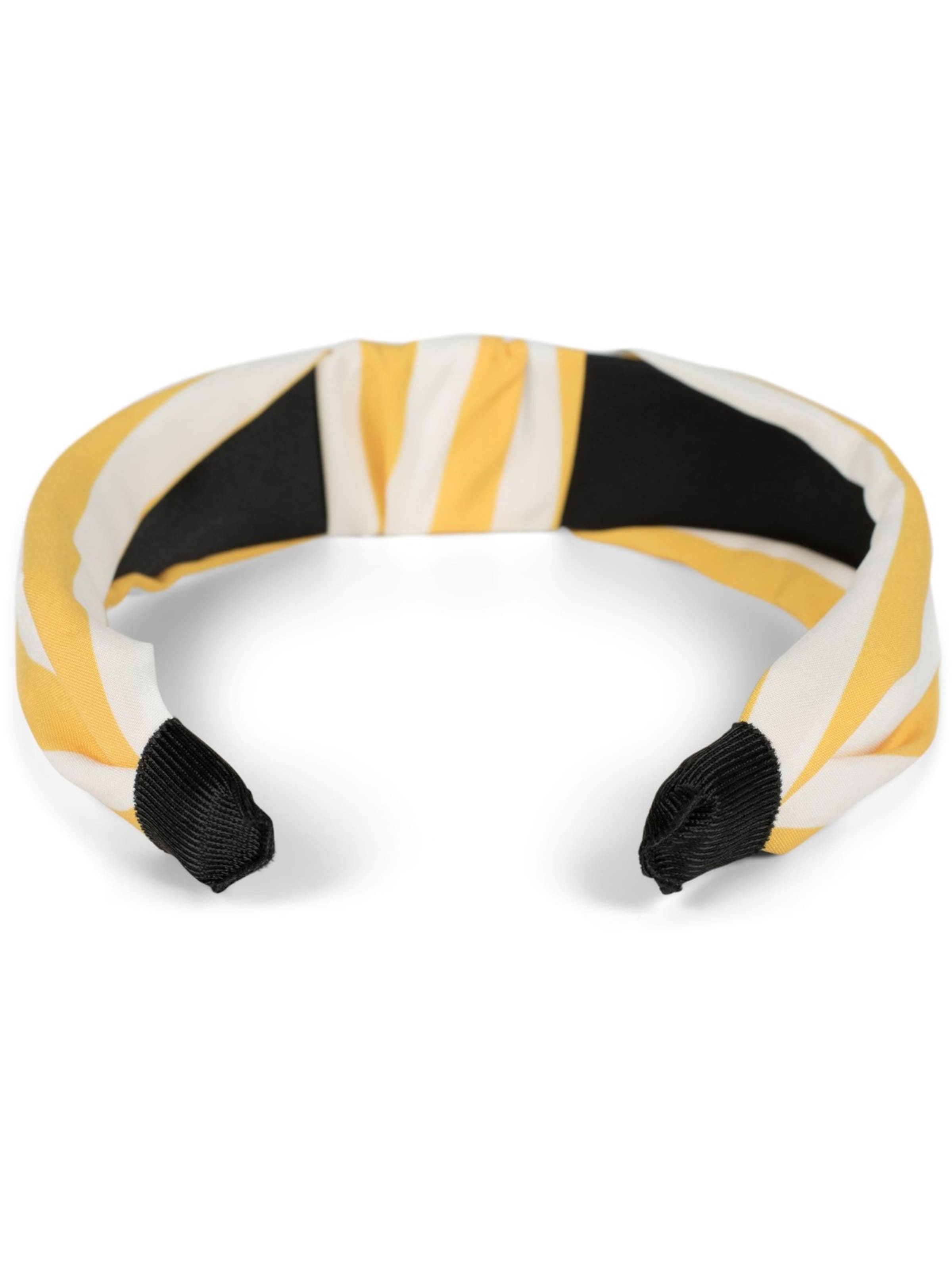 styleBREAKER Haarschmuck 'Haarreif mit Streifen Muster'‌‌‌‌‌‌‌ in Gelb