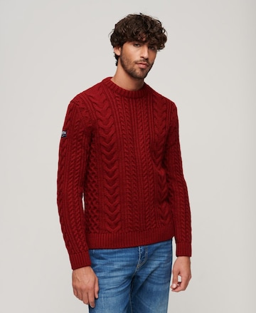 Superdry Sweater 'Jacob' in Red: front