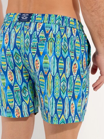 Shorts de bain ' Beach Boxer Marbella ' HOM en bleu