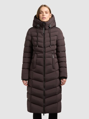khujo Wintermantel 'INGRAM5' in Lila: voorkant