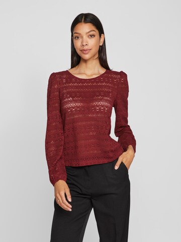 VILA - Blusa 'VIChikka' en rojo: frente