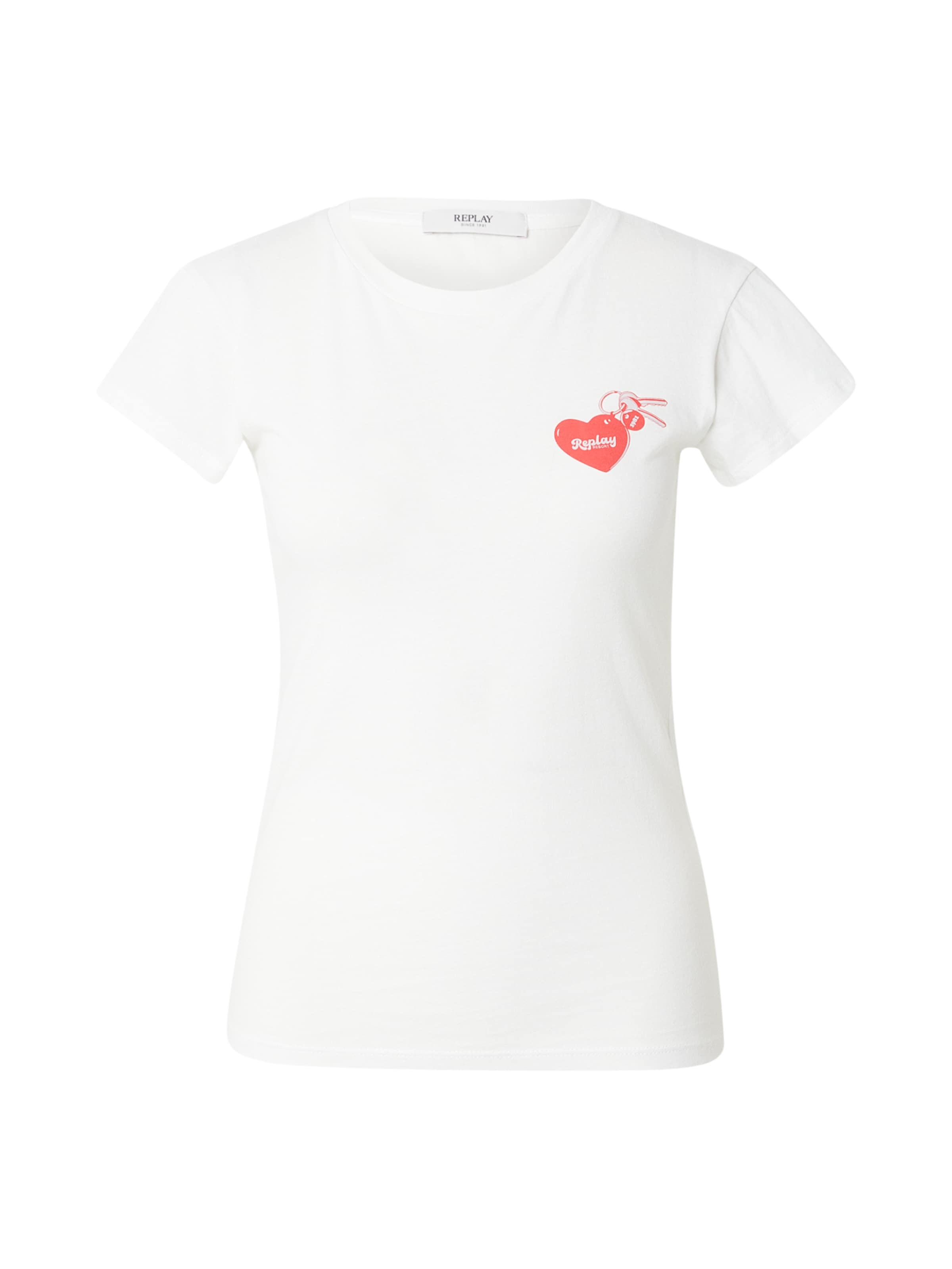 REPLAYMajica - bijela boja: prednji dio