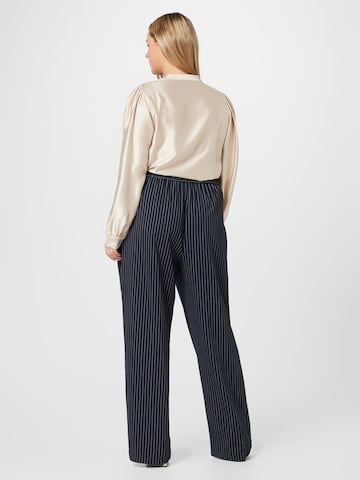 Wide Leg Pantalon à pince River Island Plus en bleu