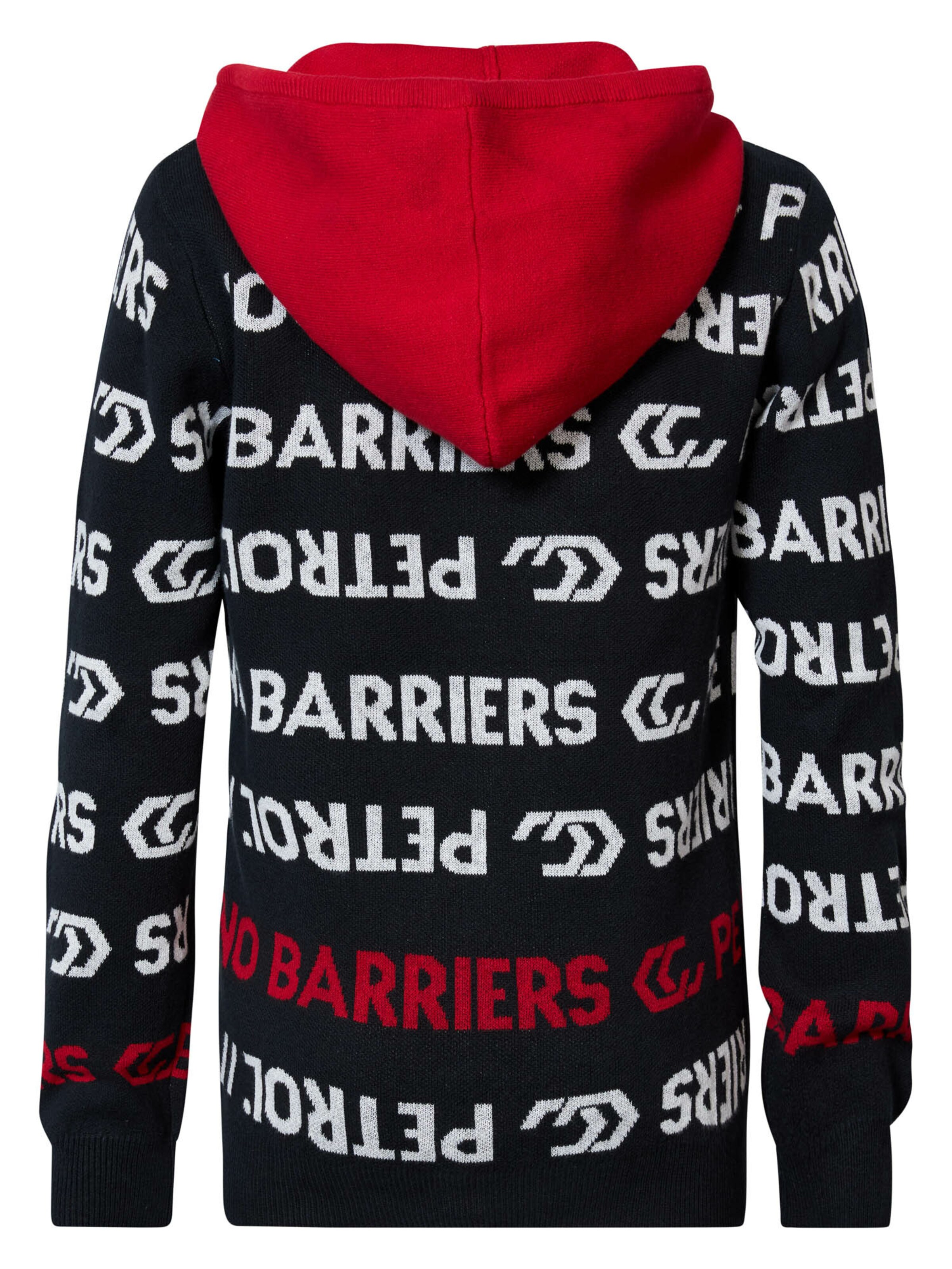 Petrol Industries Pulover | črna barva