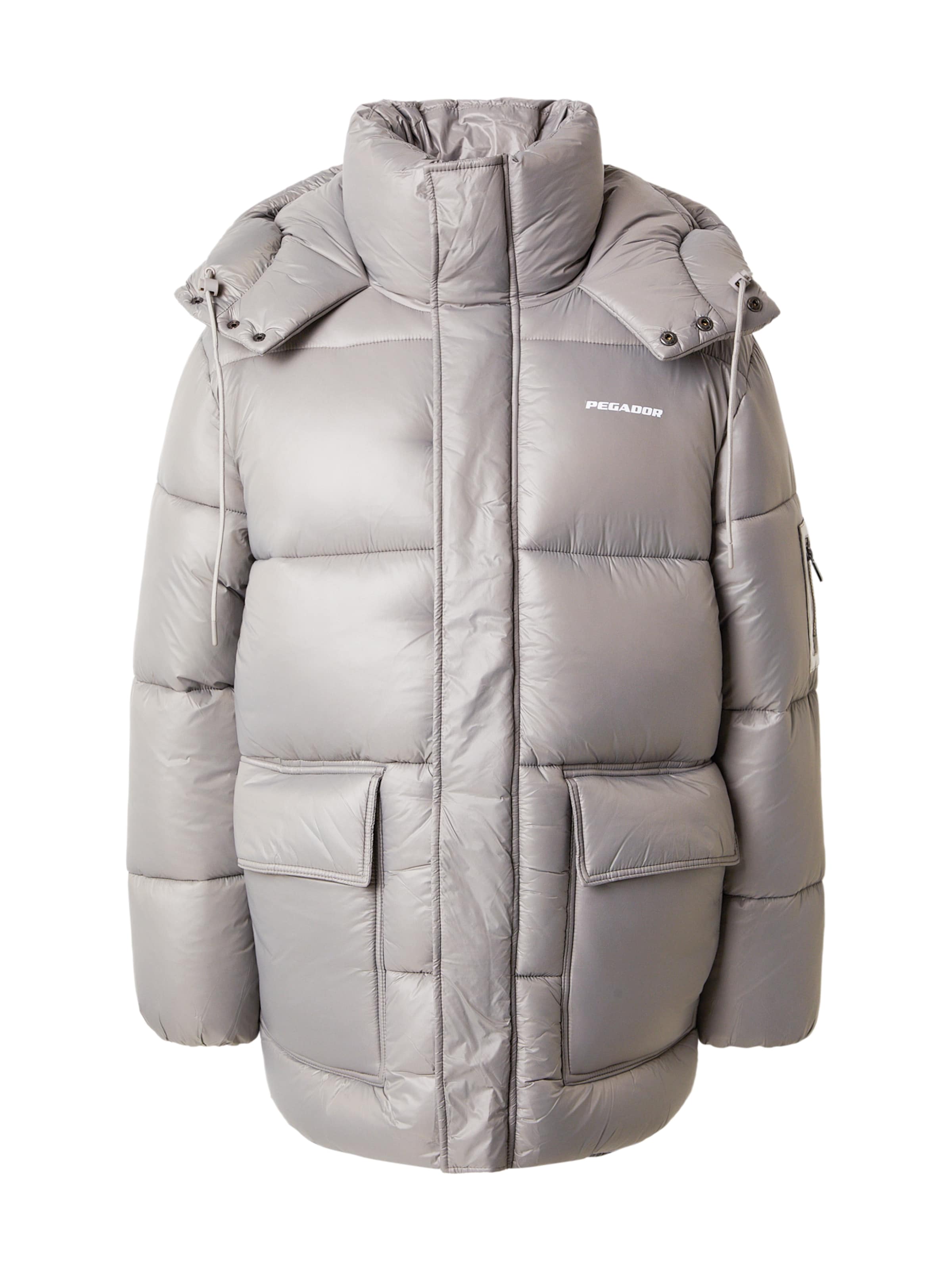 Pegador Zimní bunda 'Conell' – šedá: přední strana