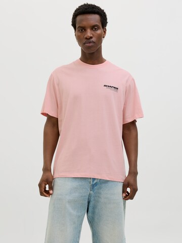 JACK & JONES Majica 'JORFOLD' | roza barva