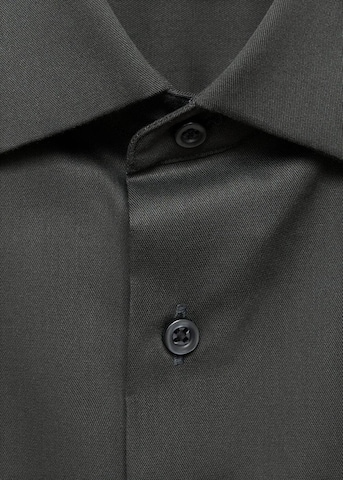 MANGO MAN Regular fit Button Up Shirt 'Palmar' in Grey