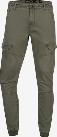 INDICODE JEANS Regular Cargo Pants in Green: front